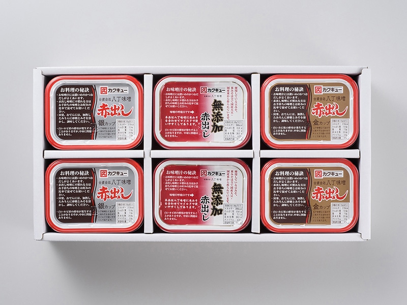 愛知三河 カクキュー八丁味噌 赤出し味噌3種セット