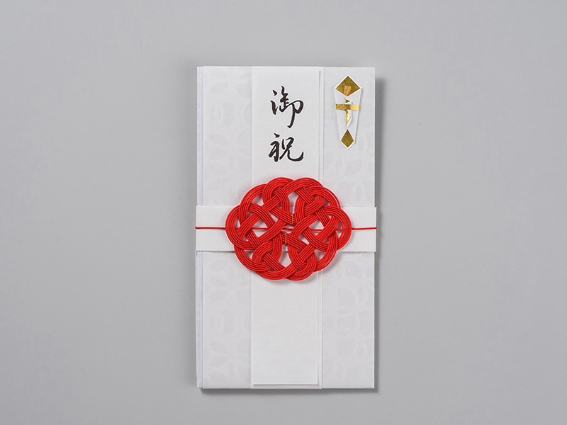 職人手仕事 気品あふれる美濃和紙の祝儀袋(朱)