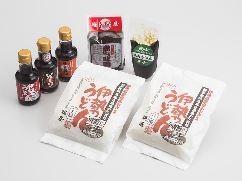 伊勢の醤油味噌醸造元 糀屋 伊勢うどん・醤油・味噌詰合せ