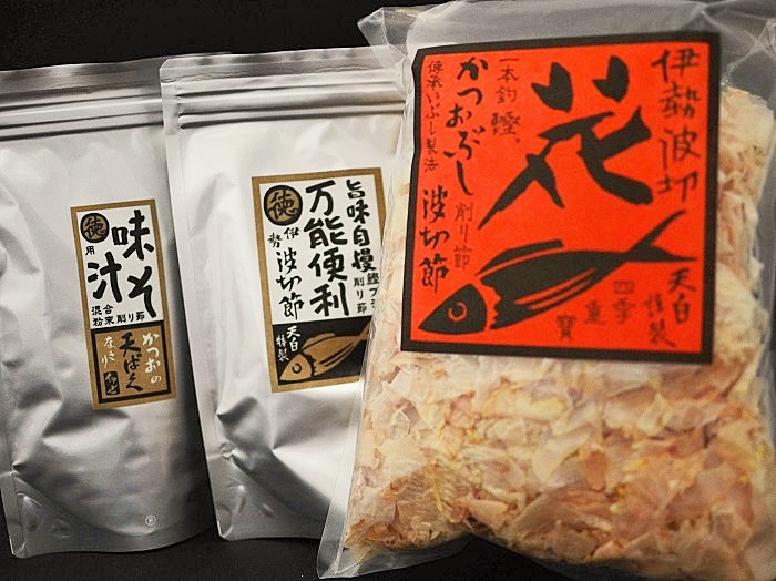 伊勢波切節のまるてん 花鰹・だしパック2種セット