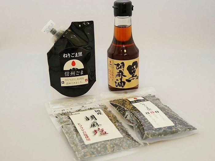 希少な国産胡麻100% 信州産黒胡麻セット