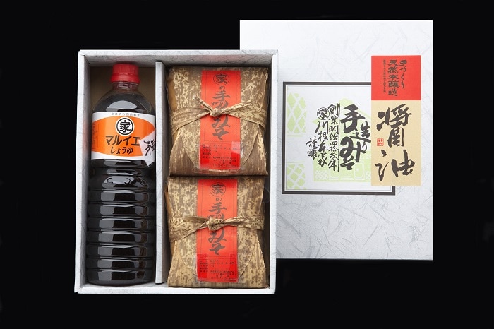 マルイエ醤油 味噌・醤油セット