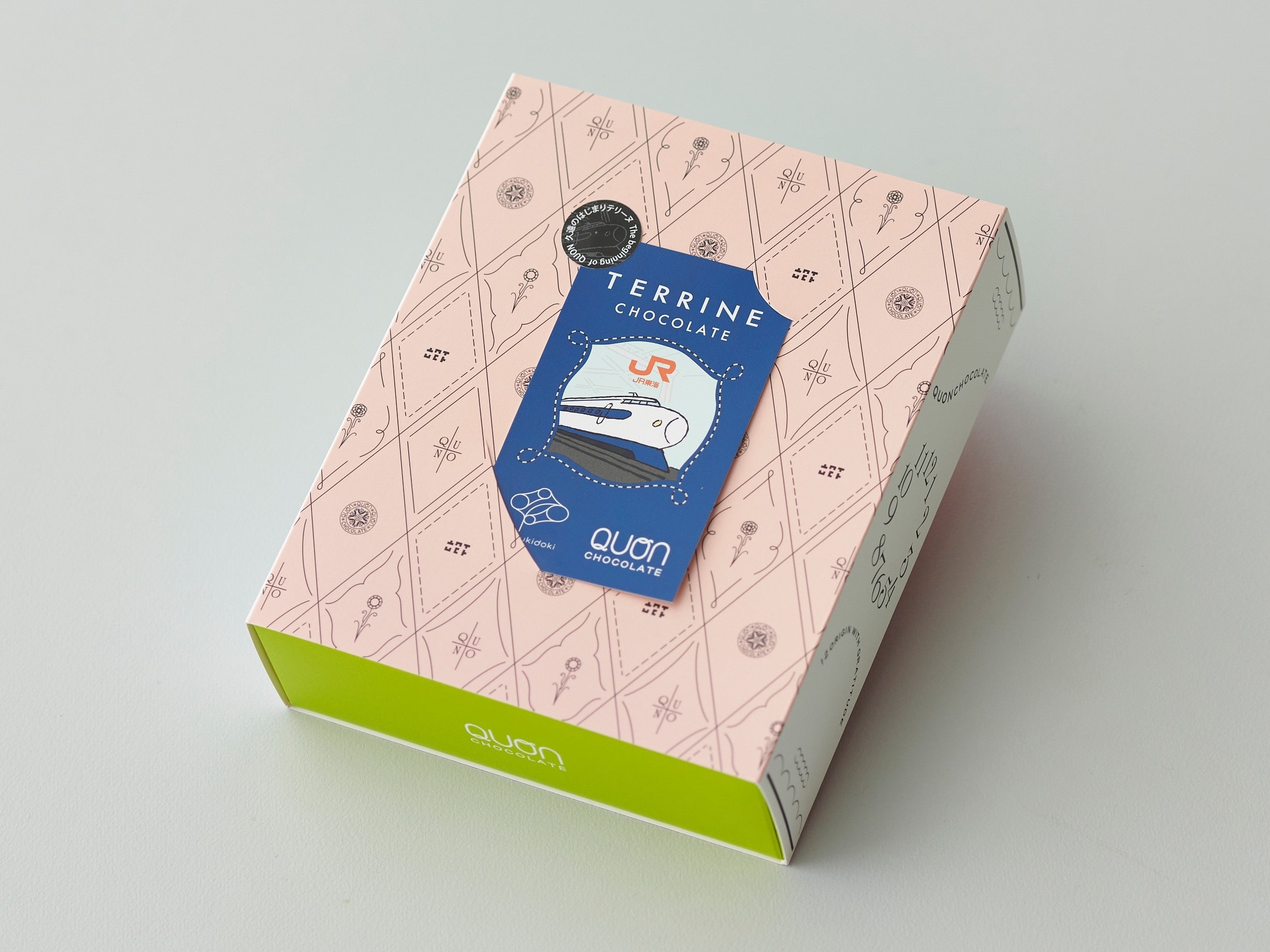 久遠チョコレート 新幹線テリーヌチョコレート12枚BOX 久遠の始まり