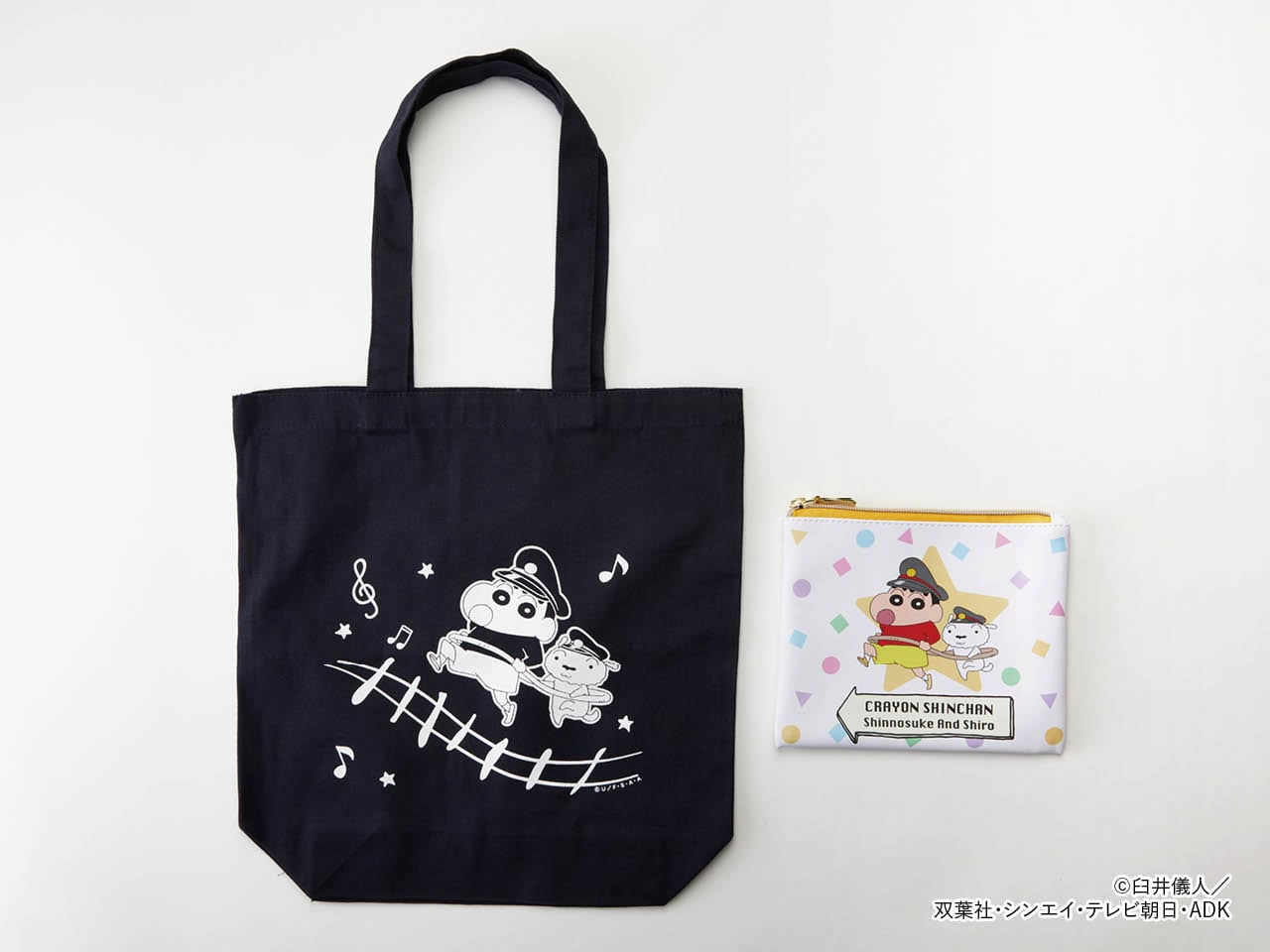 クレヨンしんちゃん 東京駅限定トートバッグ&フラットポーチ なかよし