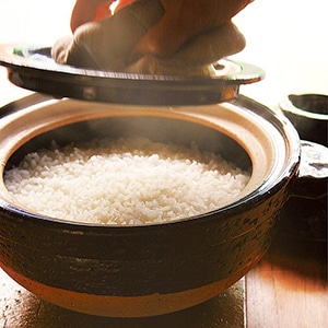 長谷園 伊賀焼の炊飯土鍋 かまどさん 二合炊き(二合炊き)