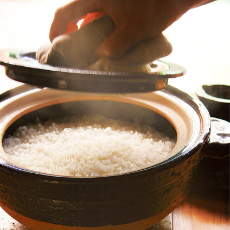 長谷園　伊賀焼の炊飯土鍋　かまどさん　二合炊き
